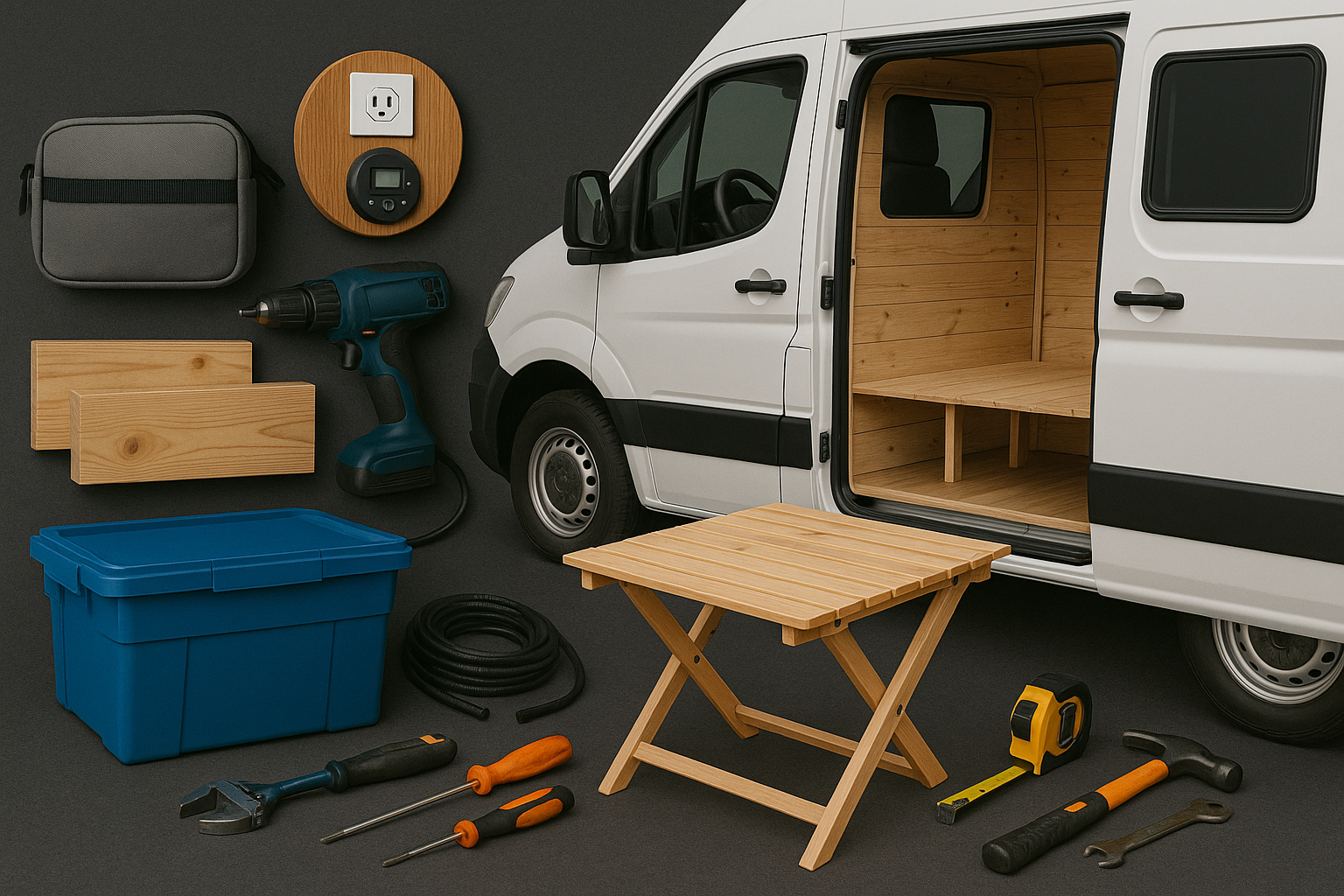Custom camper van conversion accessories from Obsidian Leisure for van life enthusiasts