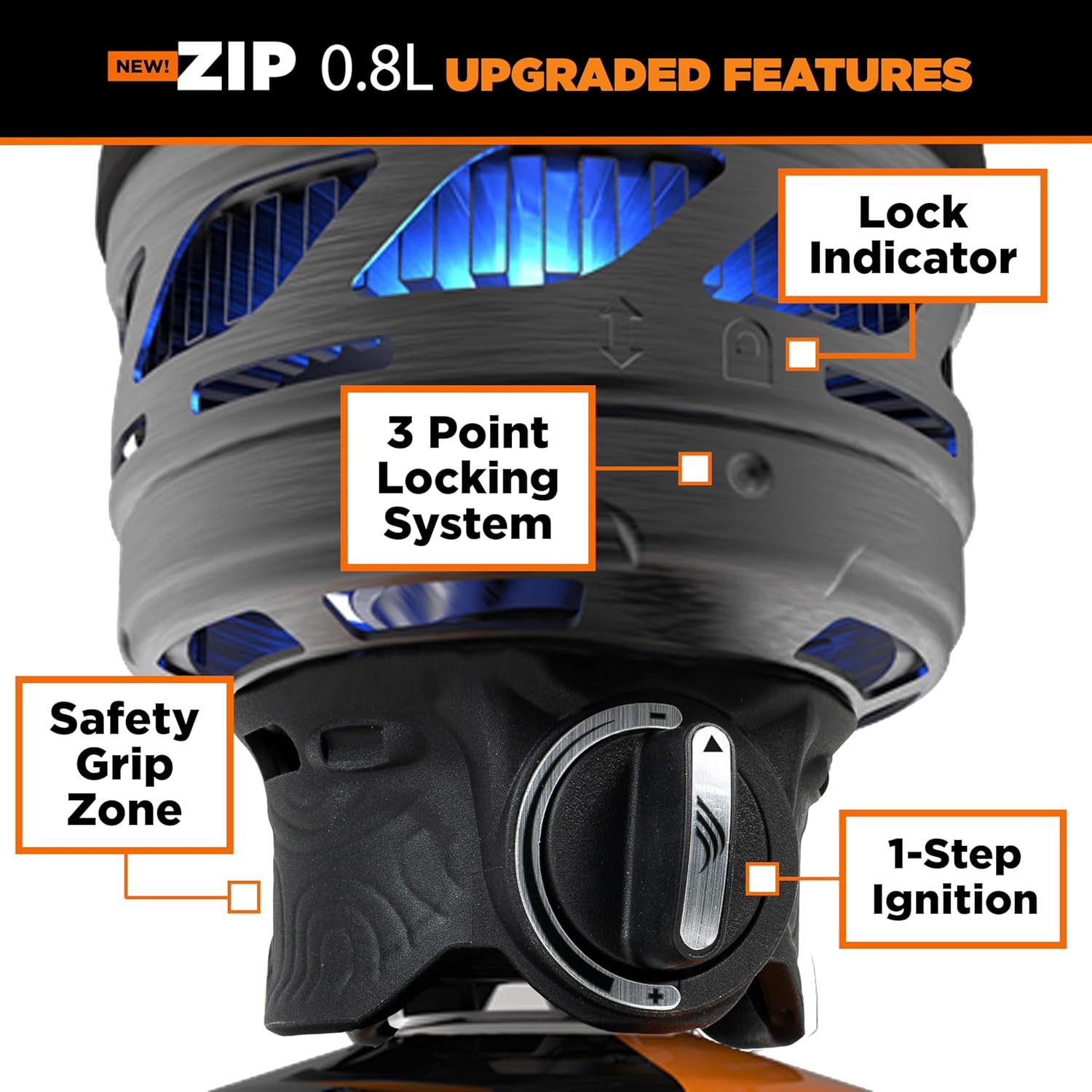 Jetboil fuel canister on a white background