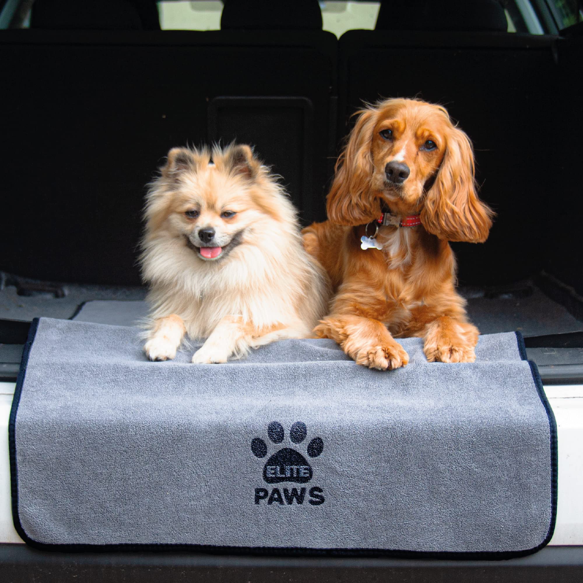 Elite Paws® UK Ultra-Absorbent Dog Towel – Large 140x70cm Super Soft Microfibre Pet Drying Towel, Quick-Dry & Machine Washable, Ideal for Dogs, Cats & Puppies
