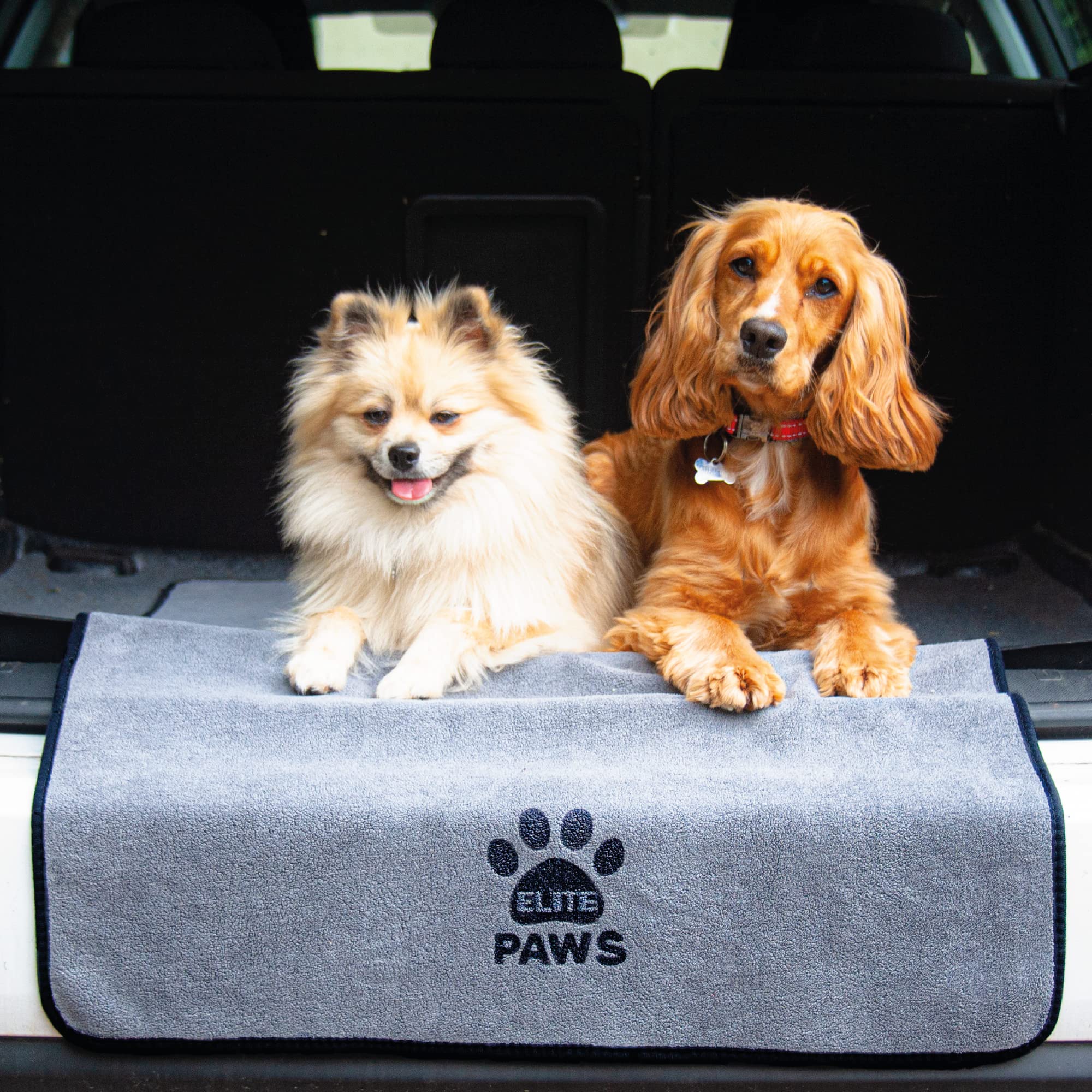 Elite Paws® UK Ultra-Absorbent Dog Towel – Large 140x70cm Super Soft Microfibre Pet Drying Towel, Quick-Dry & Machine Washable, Ideal for Dogs, Cats & Puppies