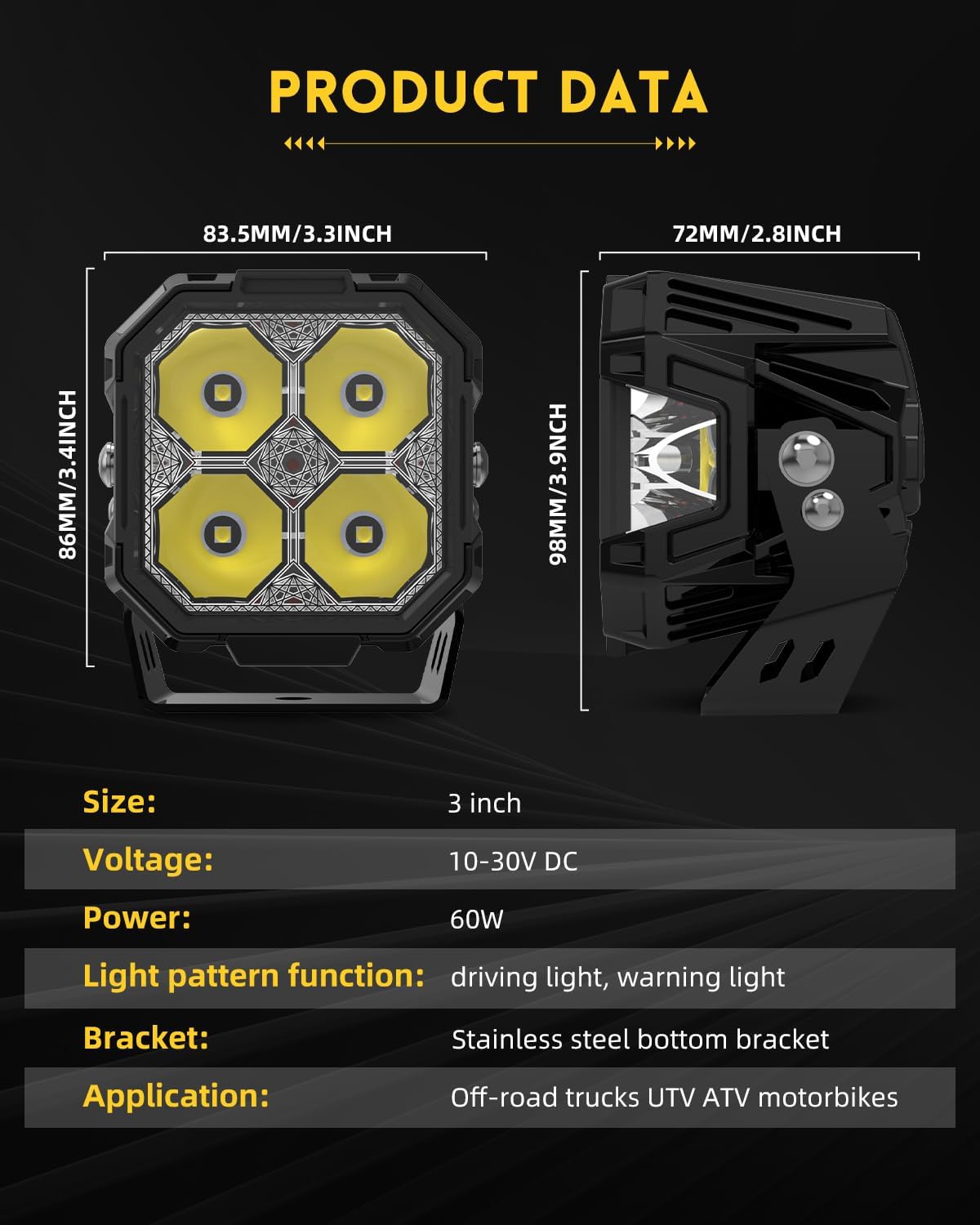 product data for led lighting