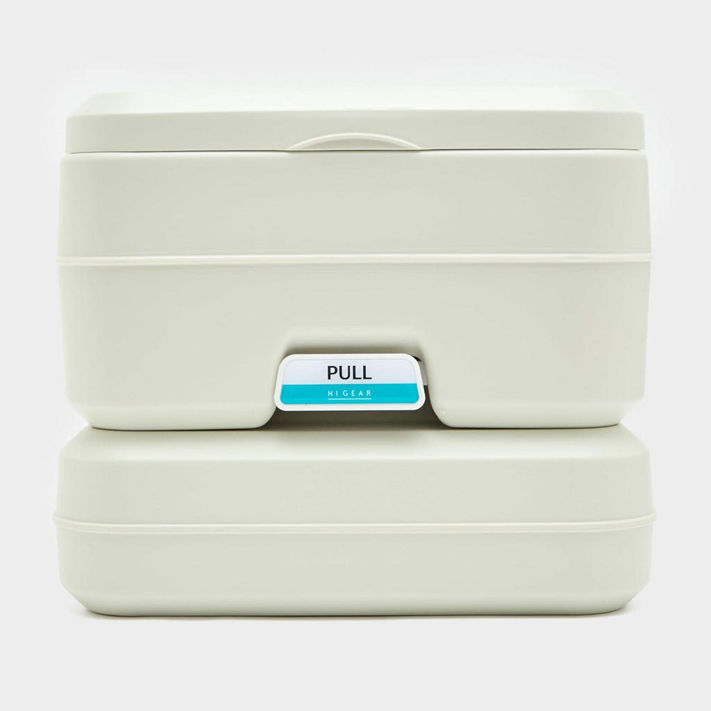 Beige lunch box with a 'Pull' label on a white background