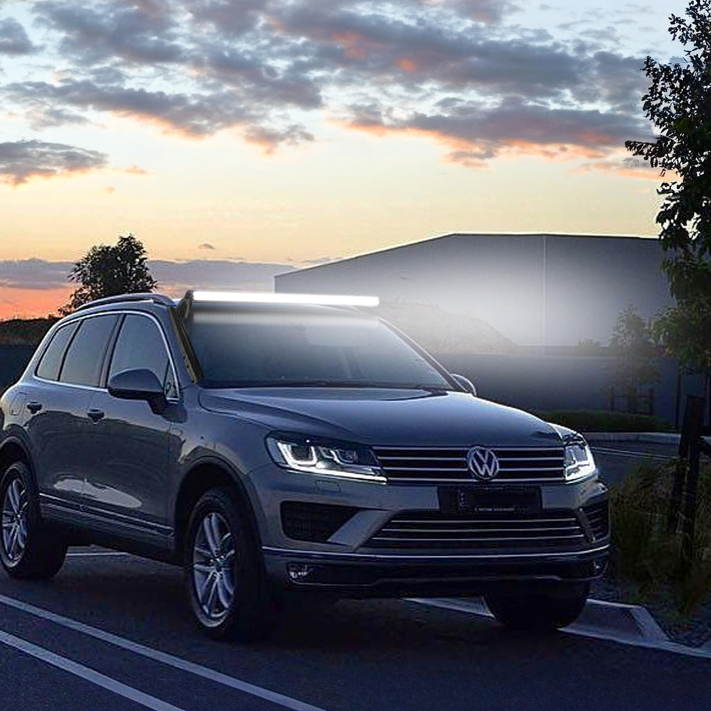 CO LIGHT Curved LED Light Bar 52 inch 750W 80000LM Triple Rows Spot Flood Combo Light Off-Road Driving Lights with Wiring Harness High Brightness for Trucks SUV ATV UTV Marine