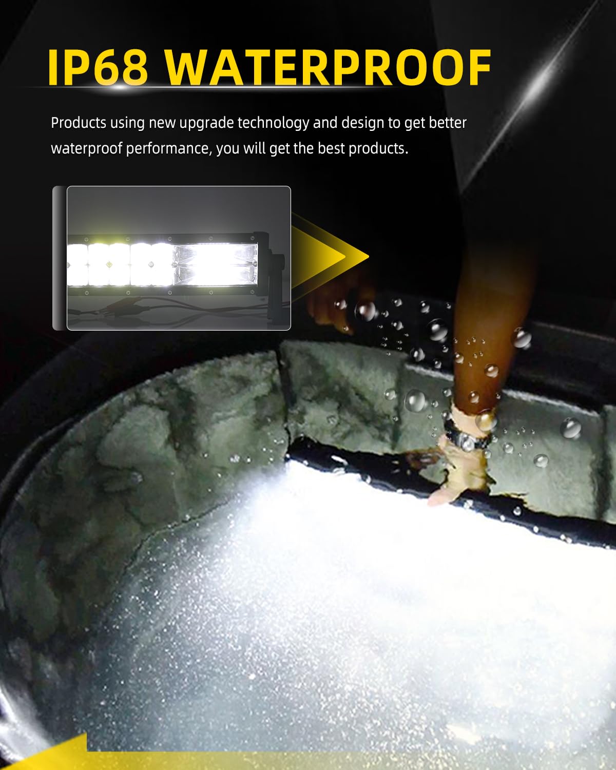 CO LIGHT Curved LED Light Bar 52 inch 750W 80000LM Triple Rows Spot Flood Combo Light Off-Road Driving Lights with Wiring Harness High Brightness for Trucks SUV ATV UTV Marine