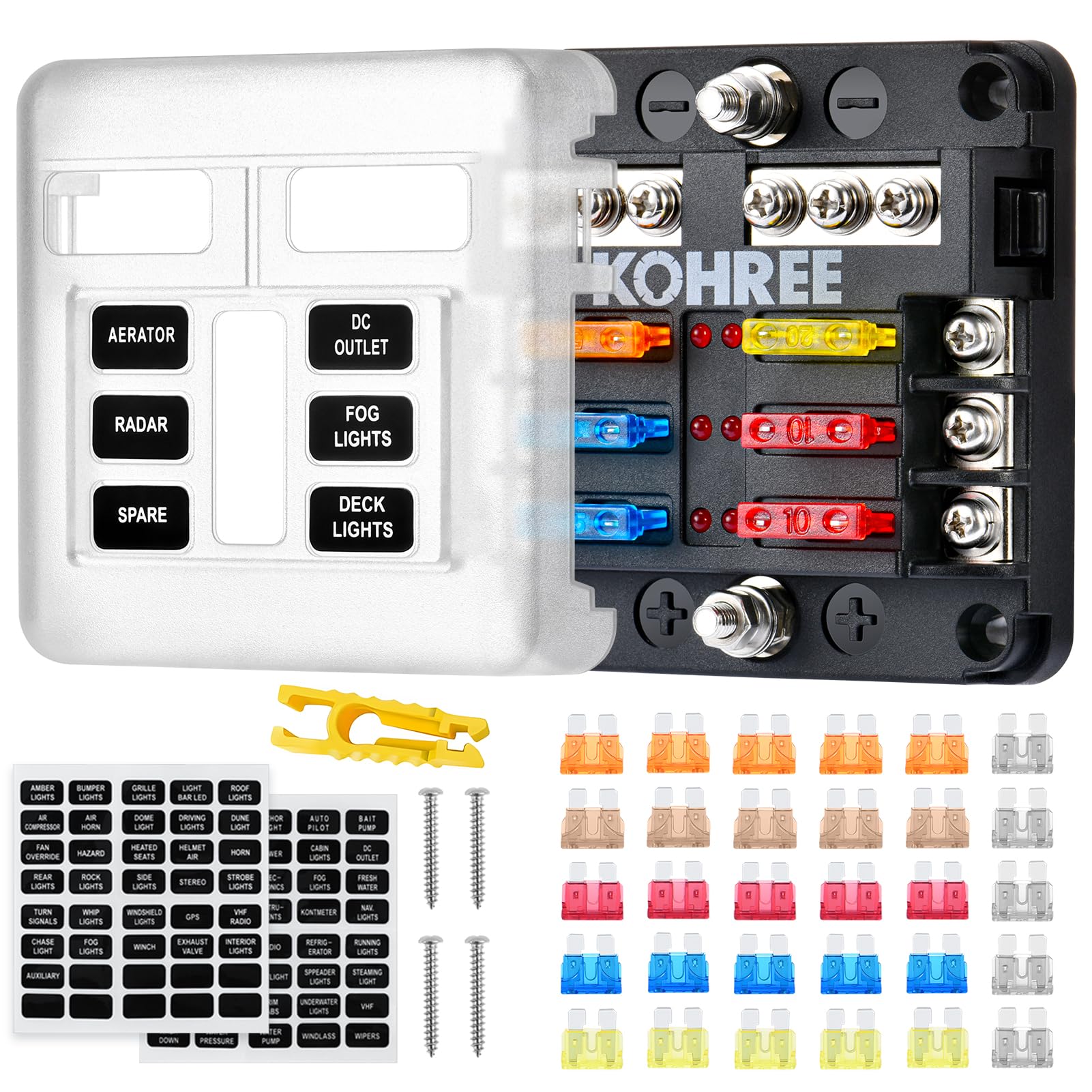 2-Way 12V Fuse Box