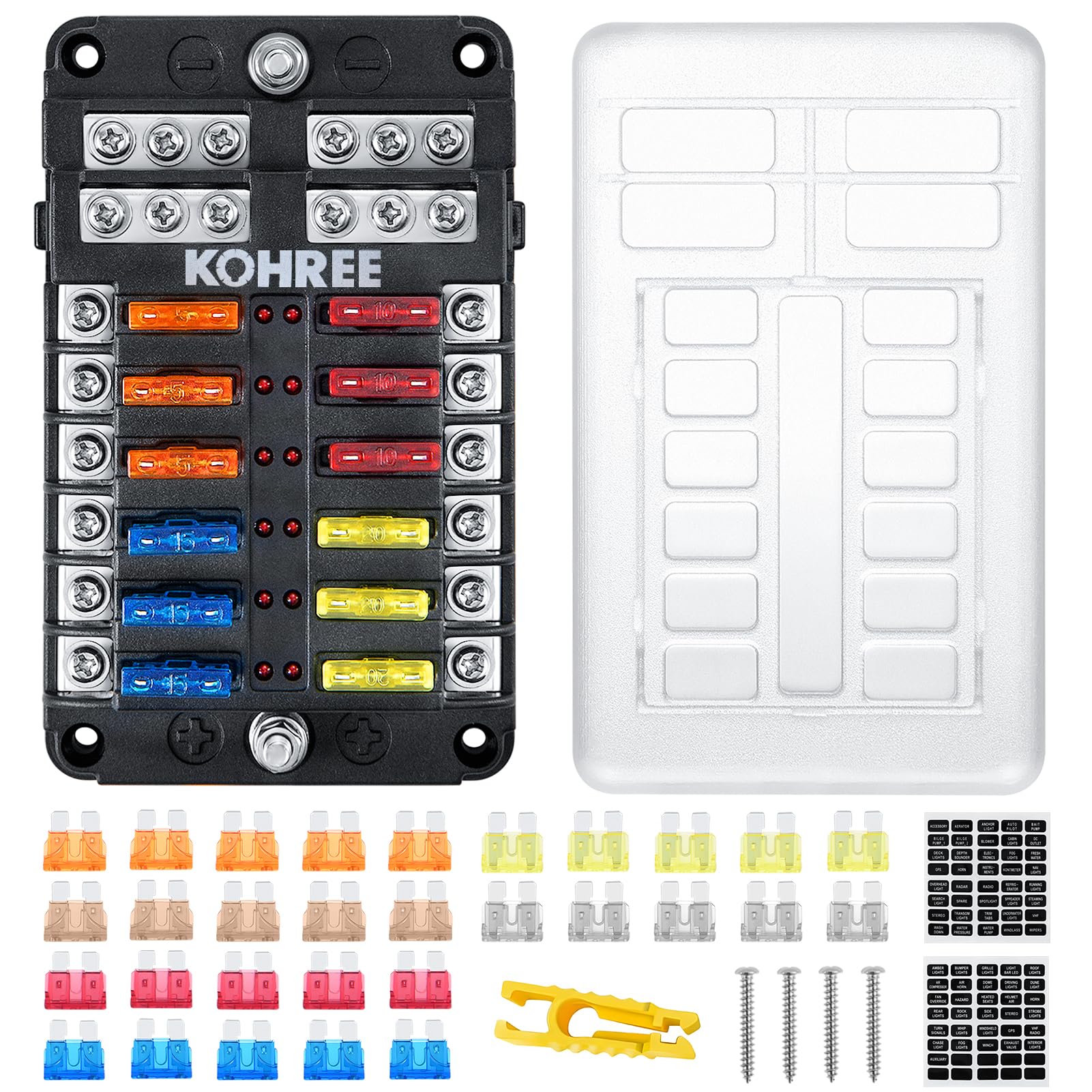 2-Way 12V Fuse Box