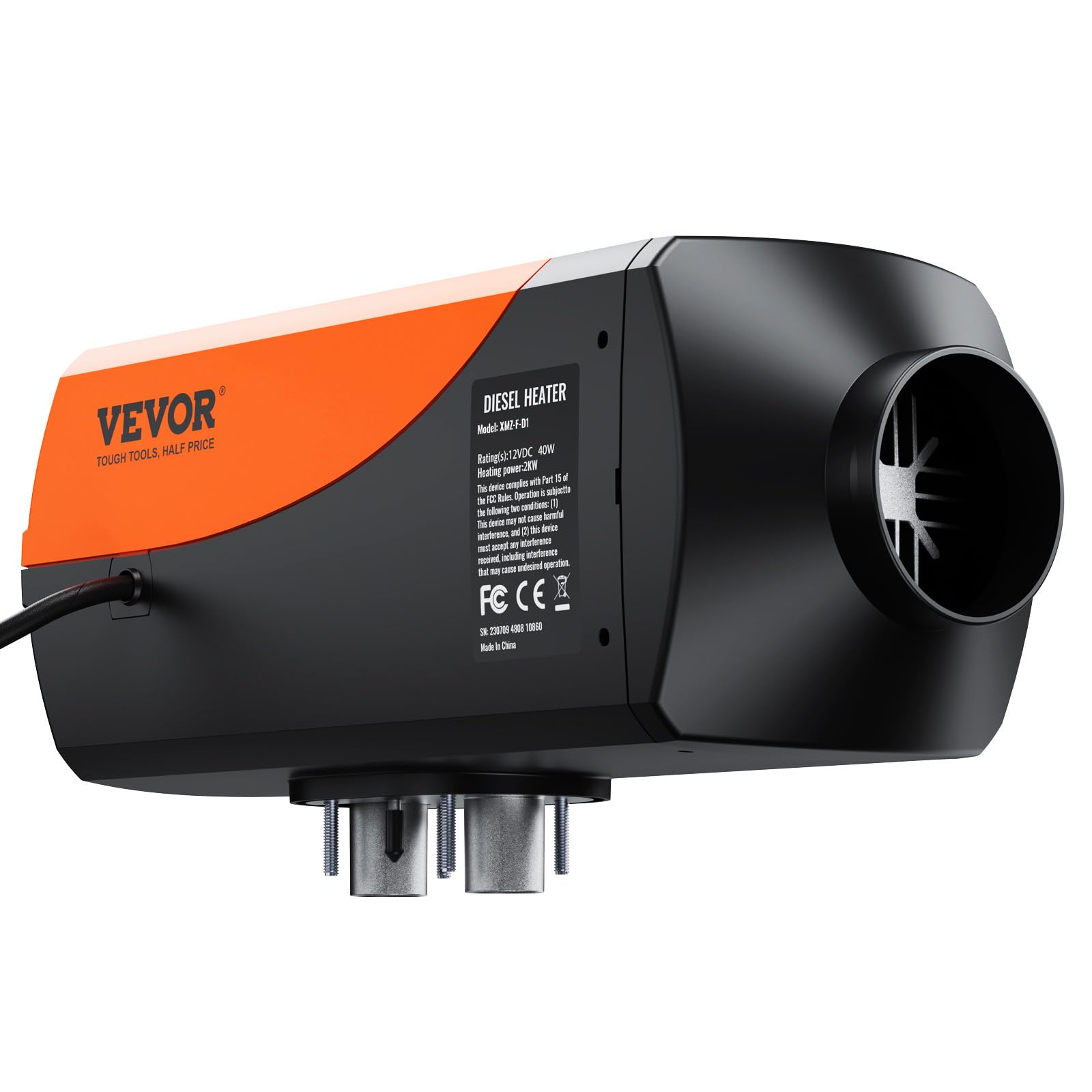 Vevor diesel heater on a white background
