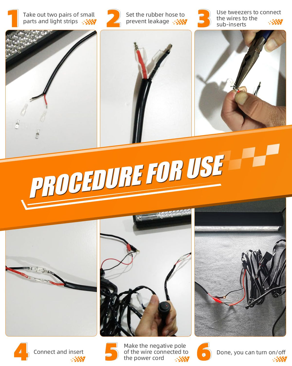 fitment procedure for auxiliary wiring harness
