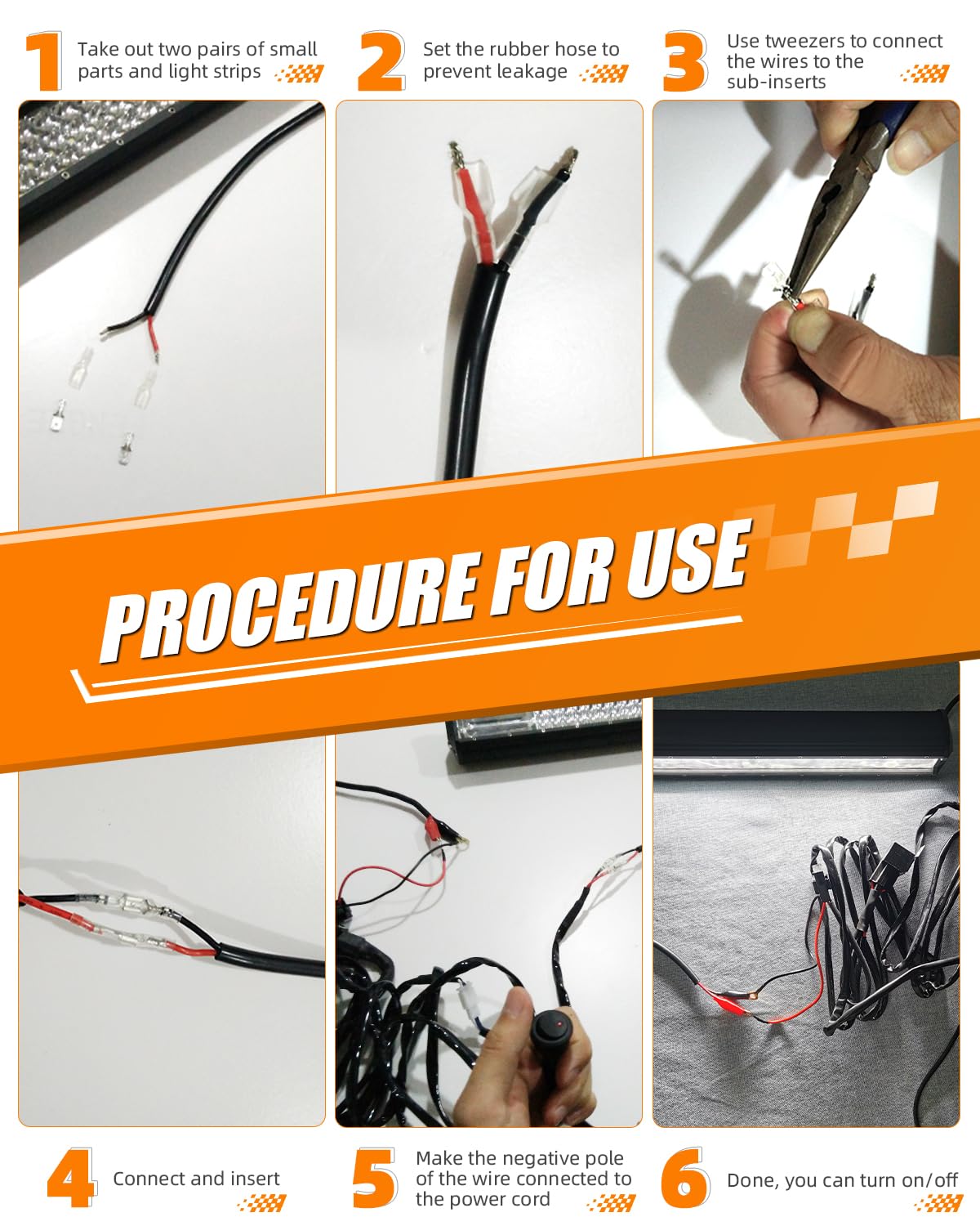 fitment procedure for auxiliary wiring harness